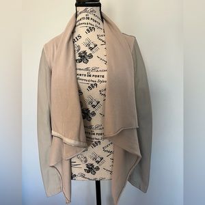 Blank NYC jacket with faux leather